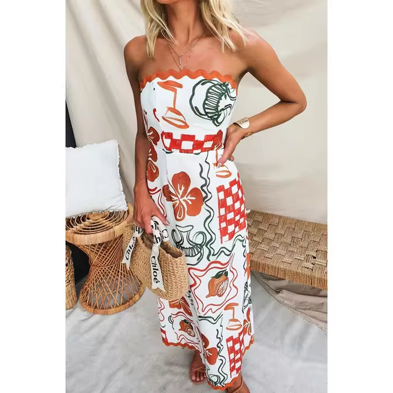 Casual Pleated Wrap Dress for Summer Vacations