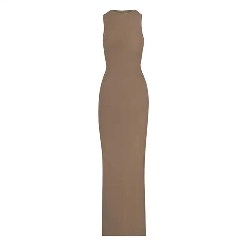 Comfortable Sleeveless Cotton Tank Dress for Women