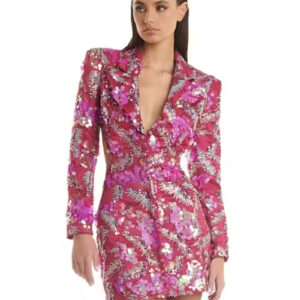 Elegant Backless Sequin Mini Dress for Evening Parties