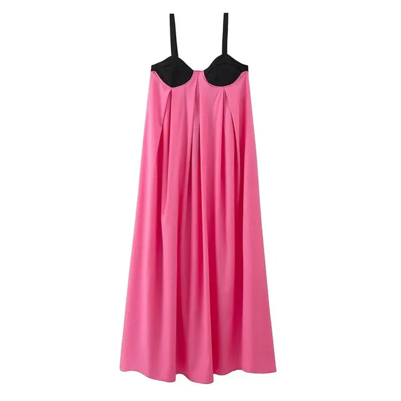 Elegant Backless Sleeveless Vintage Beach Dress for Women