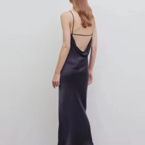Elegant Backless Suspender Skirt - Perfect Vacation Dress