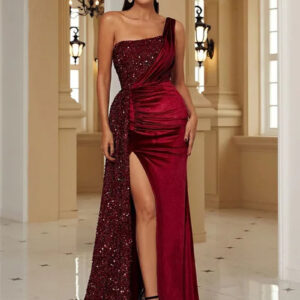 Elegant Fishtail Evening Dress for Sophisticated Women