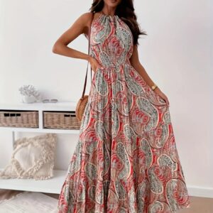 Elegant Loose Summer Midi Dress for Women - Beach Ready!