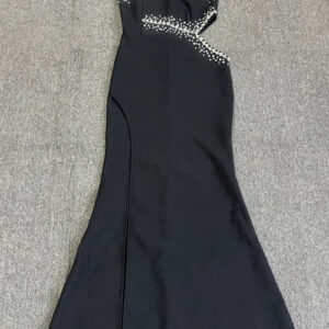 Elegant One Shoulder Hollow Out Maxi Dress for Women