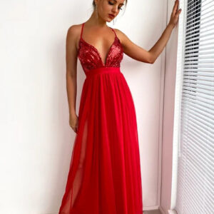 Elegant Sequin Evening Dress for Cocktail and Formal Events