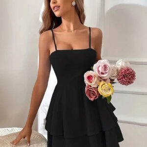 Elegant Summer Slip Dress with Bow Detail for Women