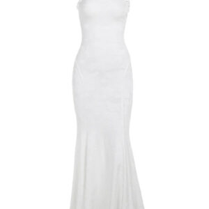 Embroidered Open Back Tie-Back Cami Dress for Summer