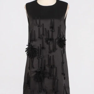 Luxury 3D Floral Splicing Sleeveless Summer Dress