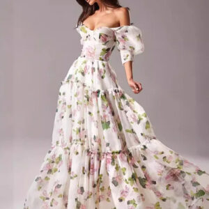 Off-Shoulder Fairy Long Evening Dress for Women