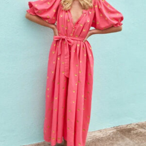 Plus Size Vintage Maxi Dress for Summer Beach Wear