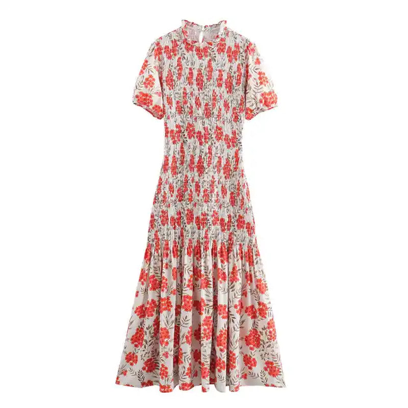 Retro Vintage Summer Dress for Women - Slim Fit
