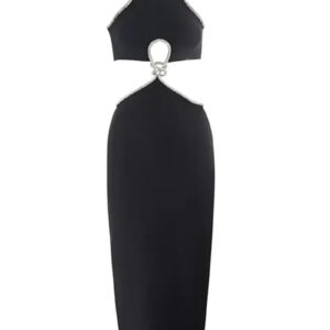 Sexy Backless Bandage Midi Dress for Summer Parties