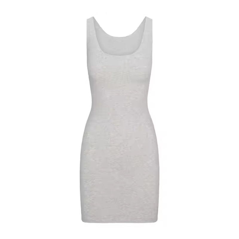 Spicy Girl Cotton Tank Top Skirt Dress for Women