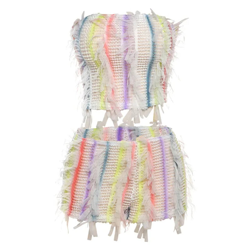 Stylish Two-Piece Beach Dress Set for Women