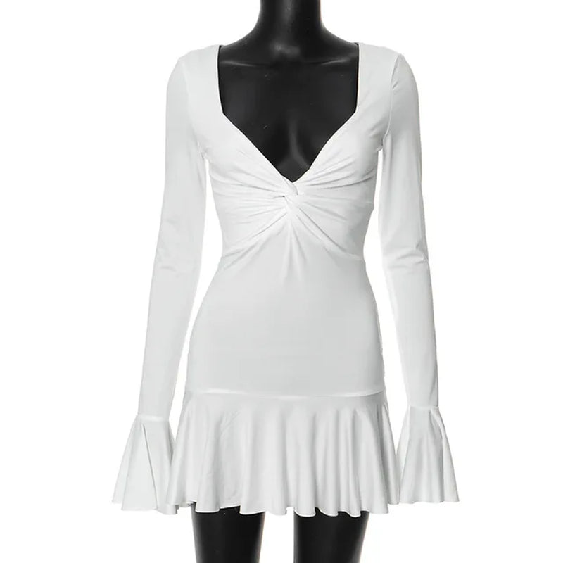 Stylish Women's Beach Cover Up with Cross V Neck