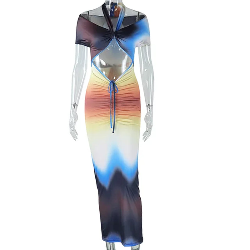 Stylish Women's Beach Cover-Up with Printed Design