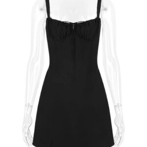 Summer Backless Strapless Corset Dress - Chic Party Wear