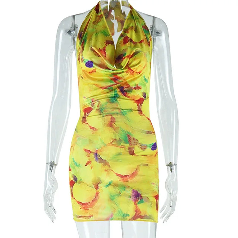 Summer Printed Dresses for Women - Sexy Cover-Ups