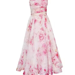 Summer Women's Sleeveless Printed Maxi Dress