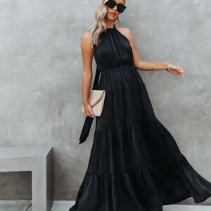 Womenâ€™s Backless Swimsuit Cover-Up for Summer Beachwear