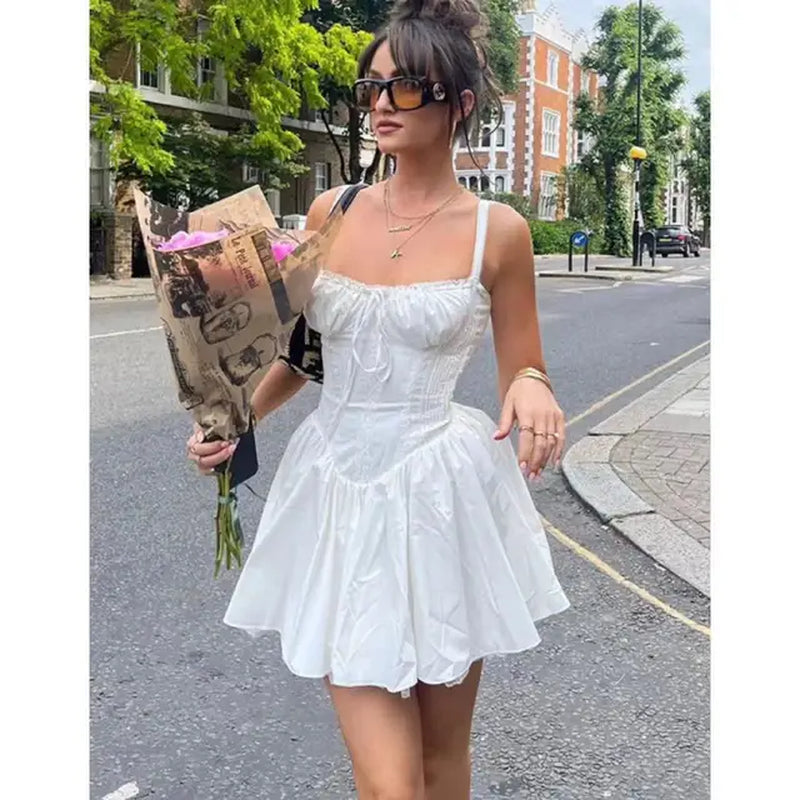 Womenâ€™s Sexy Mini Dress - Spicy Party Bubble Style