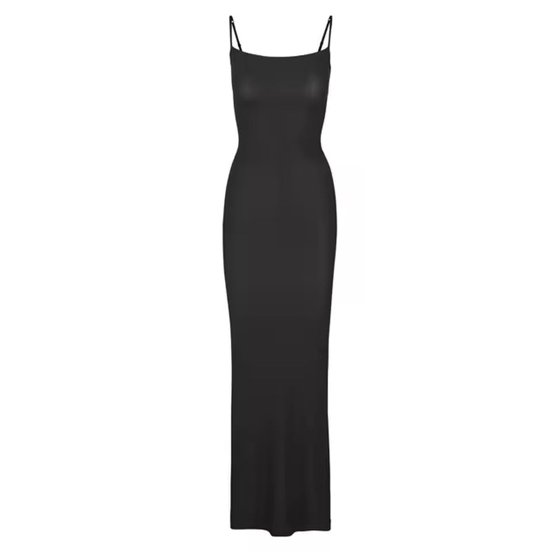 Women's Slimming Pink Fishtail Camisole Dress