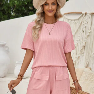 Women's Solid Color Swimwear Cover Up Dress - Casual Summer Style